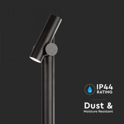 LED Kültéri flexibilis lámpa LED/4W/230V 3000K IP44 100 cm fekete