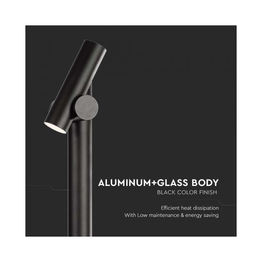 LED kültéri flexibilis lámpa LED/4W/230V 4000K IP44 100 cm fekete