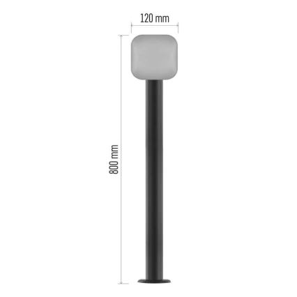LED Kültéri flexibilis lámpa NIKA LED/12,5W/230V IP44 80 cm