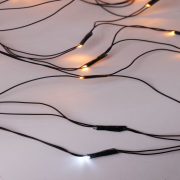 LED Kültéri függöny NET 240xLED/7,2W/230V 1,5x2 m IP44 meleg fehér