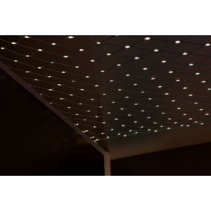 LED Kültéri függöny NET 240xLED/7,2W/230V 1,5x2 m IP44 meleg fehér