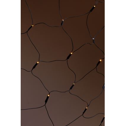 LED Kültéri függöny NET 240xLED/7,2W/230V 1,5x2 m IP44 meleg fehér