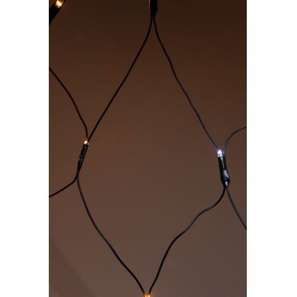 LED Kültéri függöny NET 240xLED/7,2W/230V 1,5x2 m IP44 meleg fehér