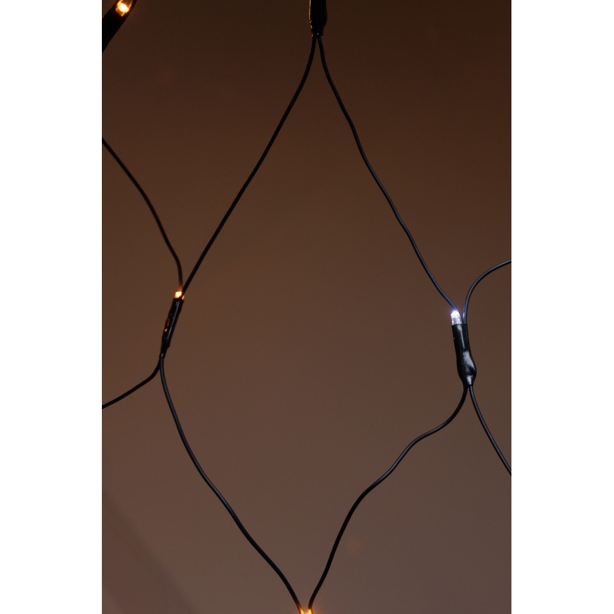 LED Kültéri függöny NET 240xLED/7,2W/230V 1,5x2 m IP44 meleg fehér