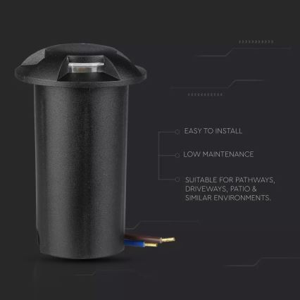 LED Kültéri irányfény LED/1W/12V IP67