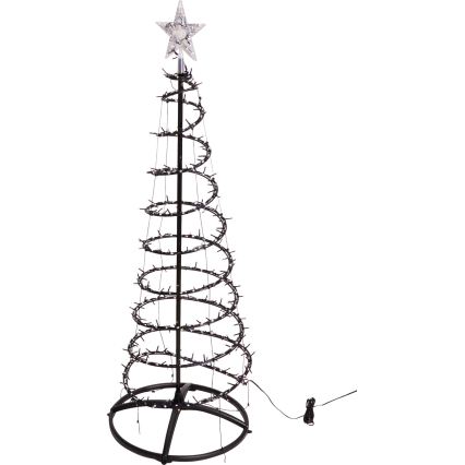 LED kültéri karácsonyi dekoráció 524xLED/230V, 15 funkció, 150 cm, IP44, meleg fehér, karácsonyfa