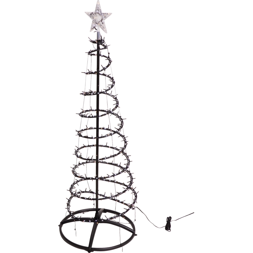 LED kültéri karácsonyi dekoráció 524xLED/230V, 15 funkció, 150 cm, IP44, meleg fehér, karácsonyfa