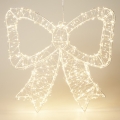 LED kültéri karácsonyi dekoráció 720xLED/6W/230V 46 cm IP44 meleg fehér masni/fehér