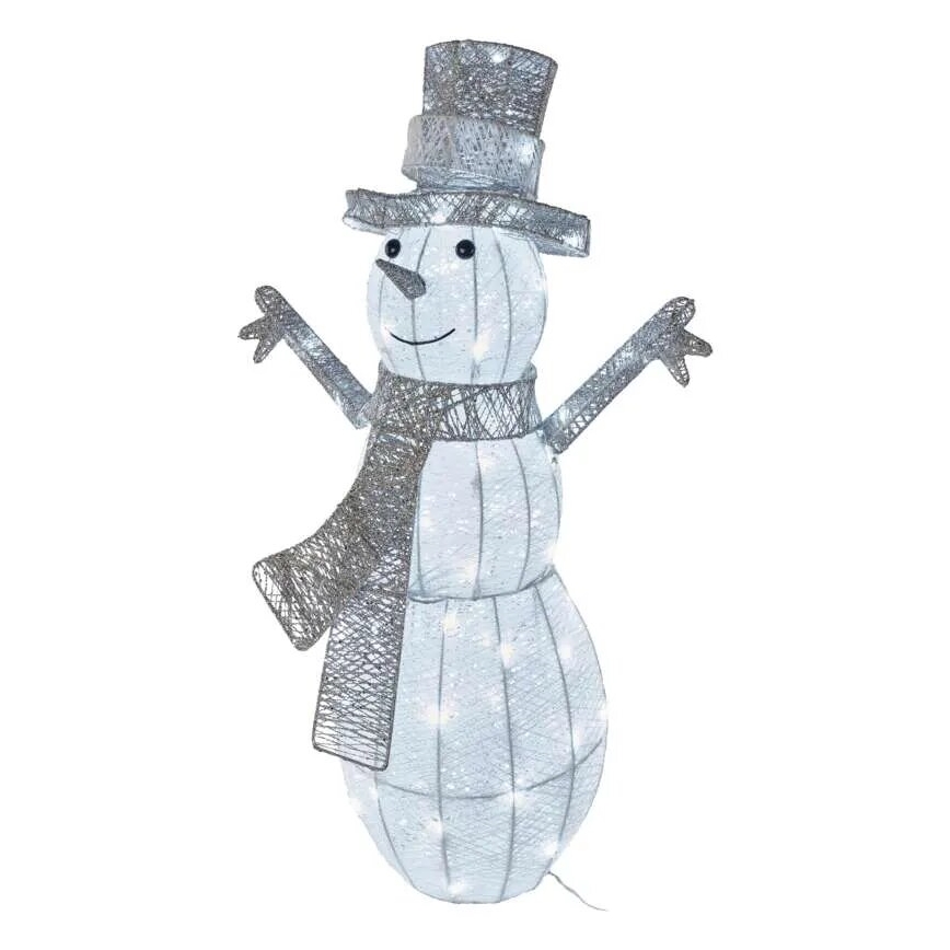 LED kültéri karácsonyi dekoráció 80xLED/3,6W/230V IP44 82 cm hóember