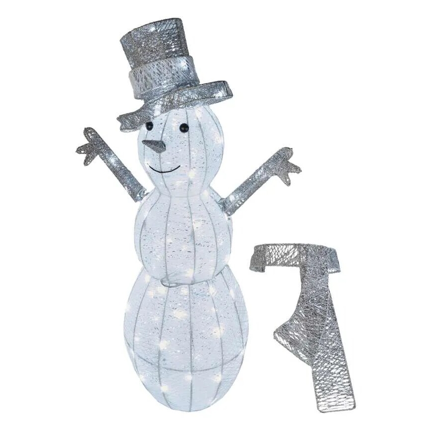 LED kültéri karácsonyi dekoráció 80xLED/3,6W/230V IP44 82 cm hóember