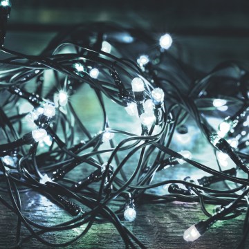 LED kültéri karácsonyi fényfüzér 1000xLED/230V 8 funkciós 75 m IP44 hideg fehér
