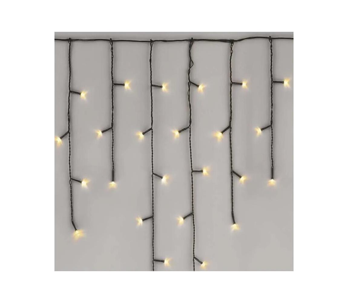 LED kültéri karácsonyi fényfüzér 100xLED/2,5x0,9m IP44 meleg fehér D1CW01