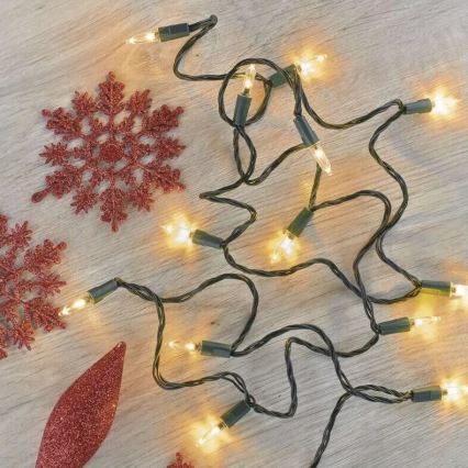 LED Kültéri karácsonyi fényfüzér 150xLED/27,35m IP44 vintage