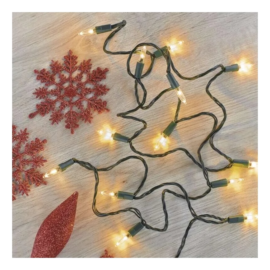 LED Kültéri karácsonyi fényfüzér 150xLED/27,35m IP44 vintage