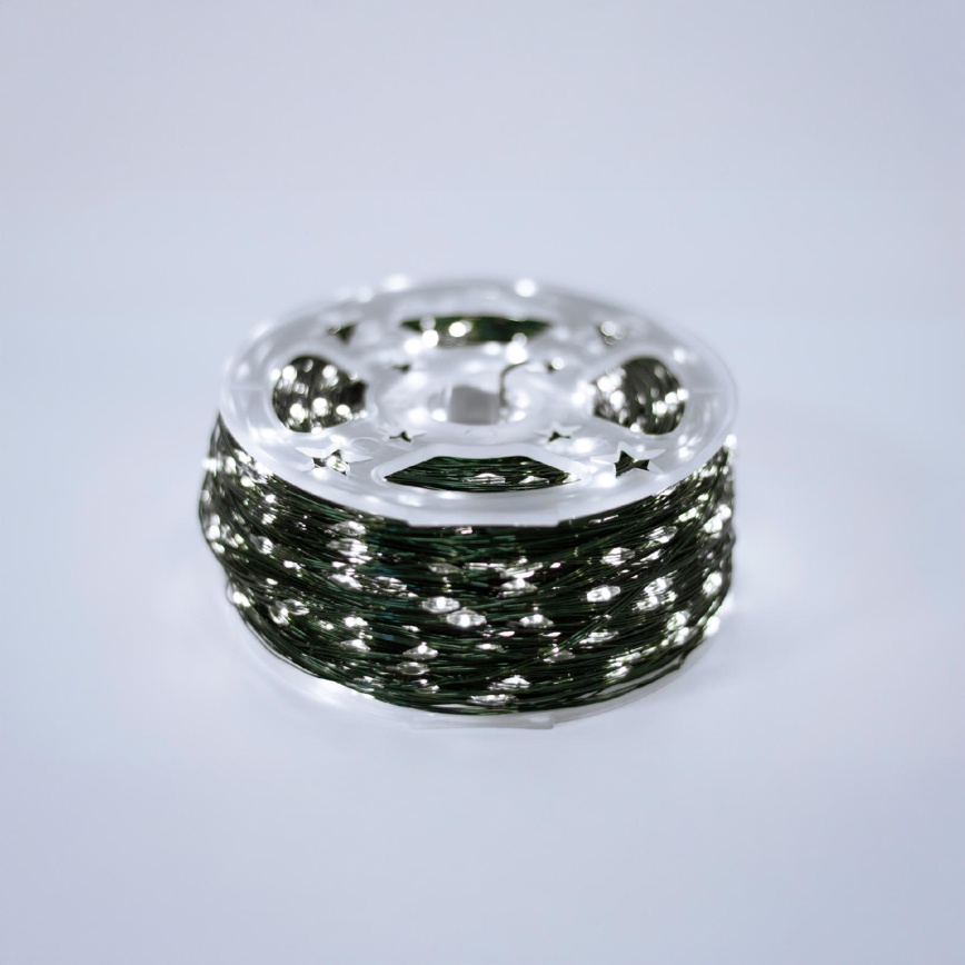 LED kültéri karácsonyi fényfüzér 1500xLED/230V 8 üzemmód 153 m IP44 hideg fehér + távirányító