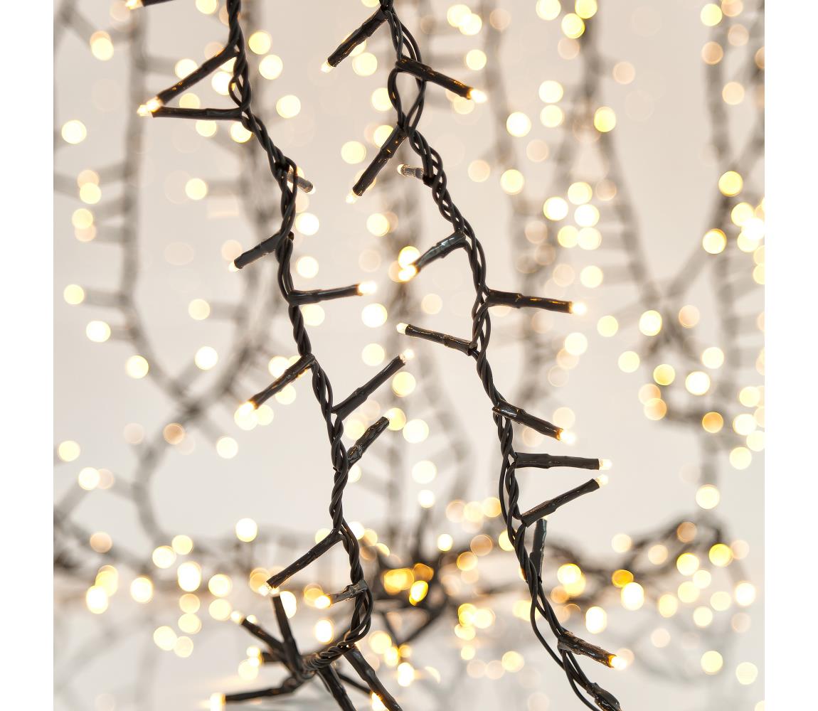 Eurolamp LED kültéri karácsonyi fényfüzér SNAKE 1300xLED 31,16 m IP44 meleg fehér 600