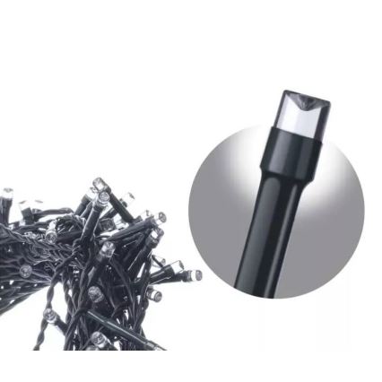 LED karácsonyi kültéri függöny 100xLED 2m IP44 hideg fehér