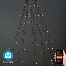 LED Kültéri karácsonyi függöny 200xLED/8 funkció 10x2m IP65 Wi-Fi Tuya meleg és hideg fehér