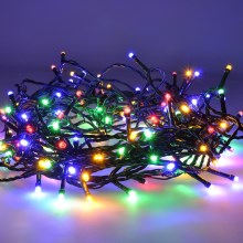 LED Kültéri karácsonyi lánc 100xLED/8 funkció 13m IP44 többszínű