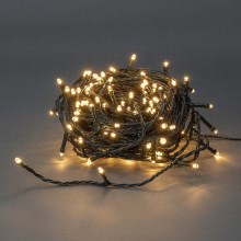 LED Kültéri karácsonyi lánc 180xLED/7 funkciós 16,5m IP44 meleg fehér