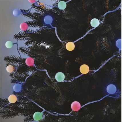 LED Kültéri karácsonyi lánc 40xLED/9m IP44 többszínű