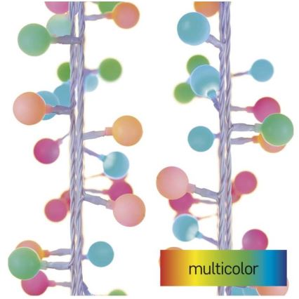 LED Kültéri karácsonyi lánc 40xLED/9m IP44 többszínű