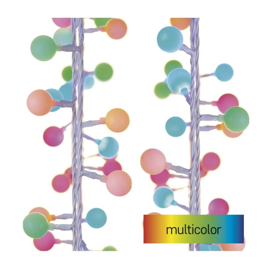 LED Kültéri karácsonyi lánc 40xLED/9m IP44 többszínű