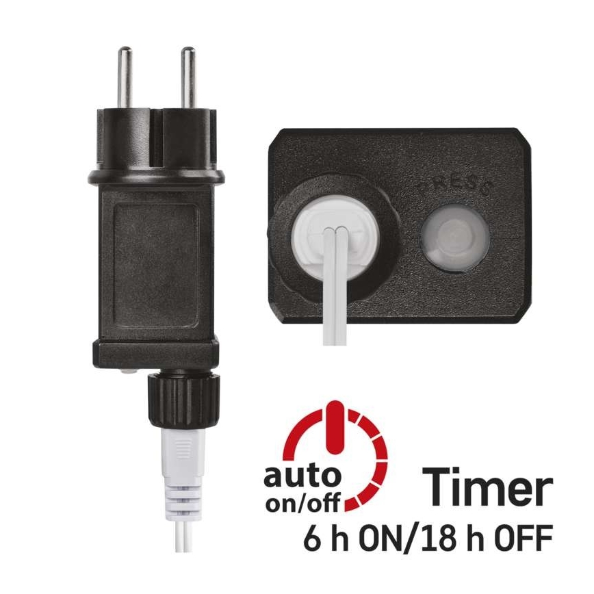 LED Kültéri karácsonyi lánc 40xLED/9m IP44 többszínű