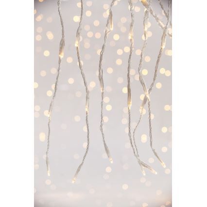 LED Kültéri karácsonyi lánc CURTAIN 360xLED/3,6W/230V 2x2 m IP44 meleg fehér