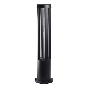 LED kültéri lámpa, 10 W, 230 V, 3000 K, IP65, 80 cm, fekete