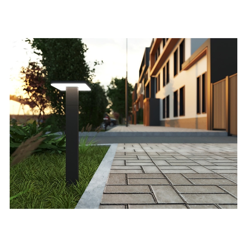 LED Kültéri lámpa BARI LED/10W/230V 4000K 60 cm IP54 antracit