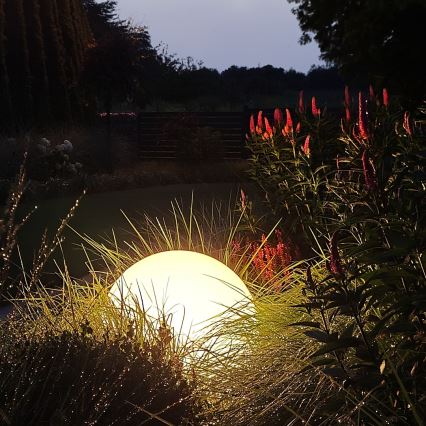 LED Kültéri lámpa GLOBO 1xE27/9W/230V átm. 30 cm IP44