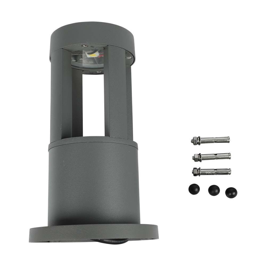 LED Kültéri lámpa LED/10W/230V 25cm 4000K IP65 szürke