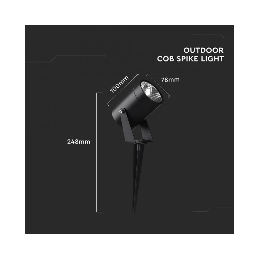 LED kültéri lámpa LED/10W/230V 4000K IP65