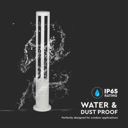 LED Kültéri lámpa LED/10W/230V 80cm 3000K IP65 fehér