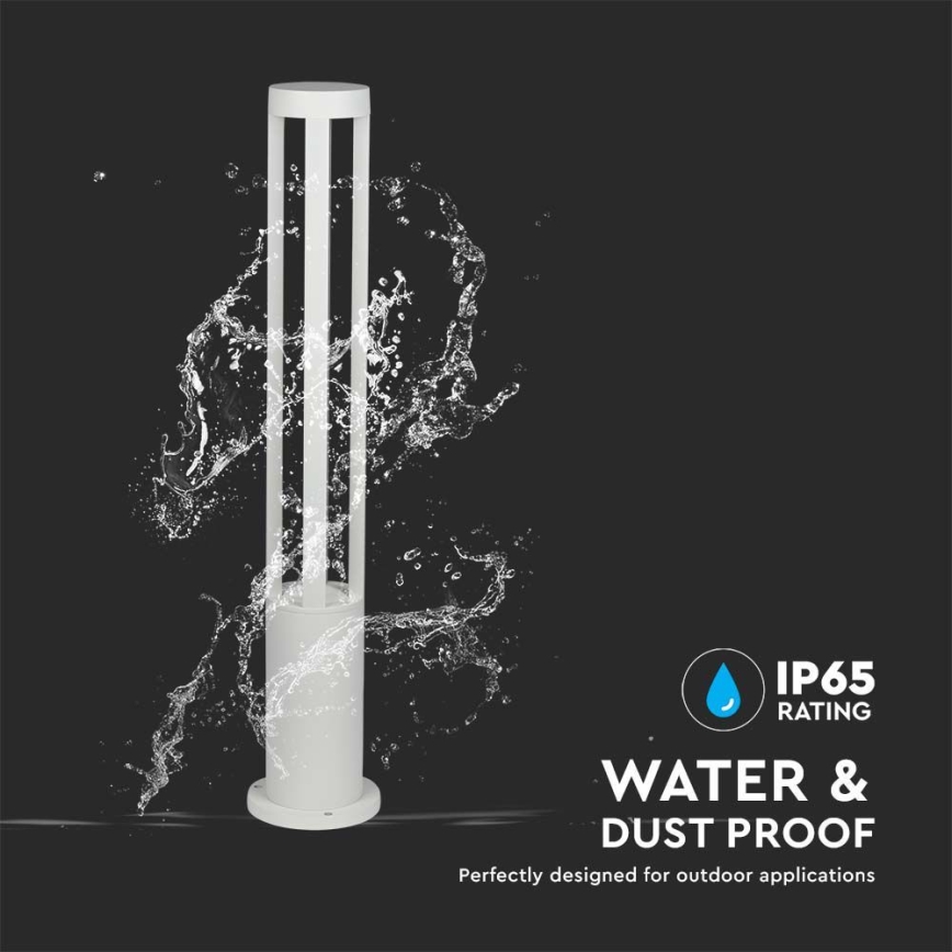 LED Kültéri lámpa LED/10W/230V 80cm 6400K IP65 fehér