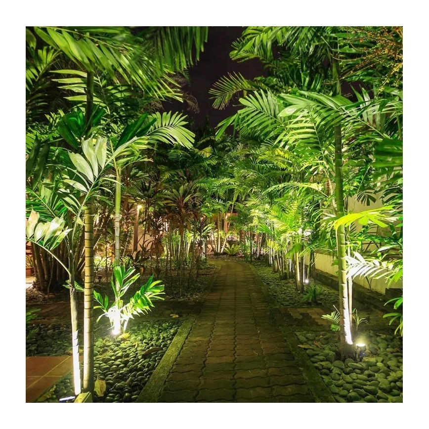LED Kültéri lámpa LED/12W/230V 3000K fekete IP65