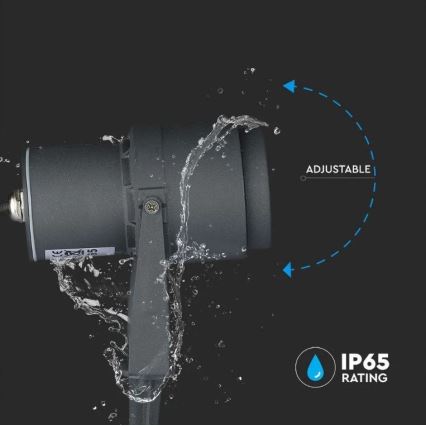 LED Kültéri lámpa LED/12W/230V 4000K antracit IP65