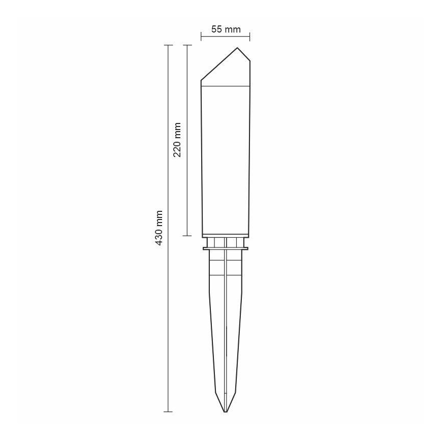LED Kültéri lámpa LED/3W/230V 4000K IP65