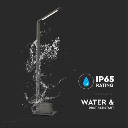 LED Kültéri lámpa LED/6W/230V IP65 antracit