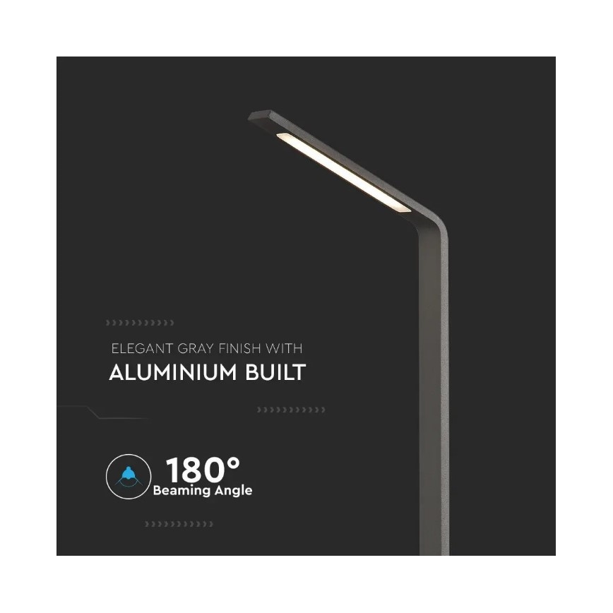 LED Kültéri lámpa LED/6W/230V IP65 antracit