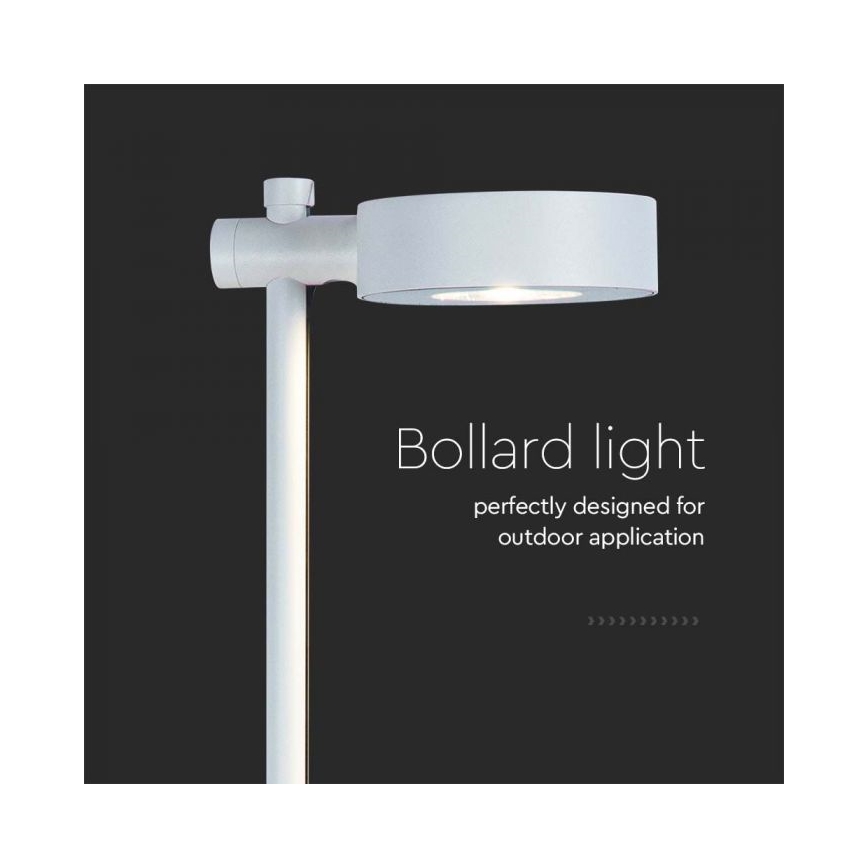 LED kültéri lámpa LED/7W/230V 3000K IP65 fehér 102 cm