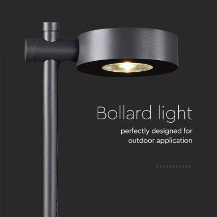 LED kültéri lámpa LED/7W/230V 4000K IP65 fekete 102 cm