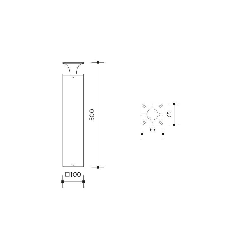 LED Kültéri lámpa ORNELA LED/6W/230V 3000K IP54 antracit