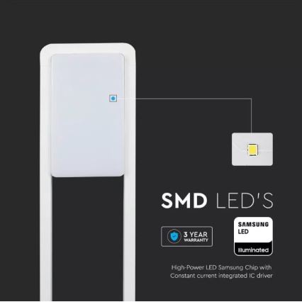 LED Kültéri lámpa SAMSUNG CHIP LED/10W/230V 3000K IP65 fehér