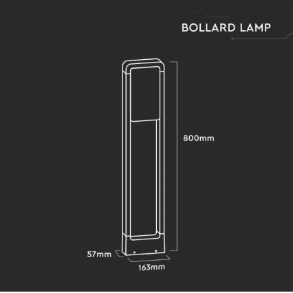 LED Kültéri lámpa SAMSUNG CHIP LED/10W/230V 3000K IP65 fehér