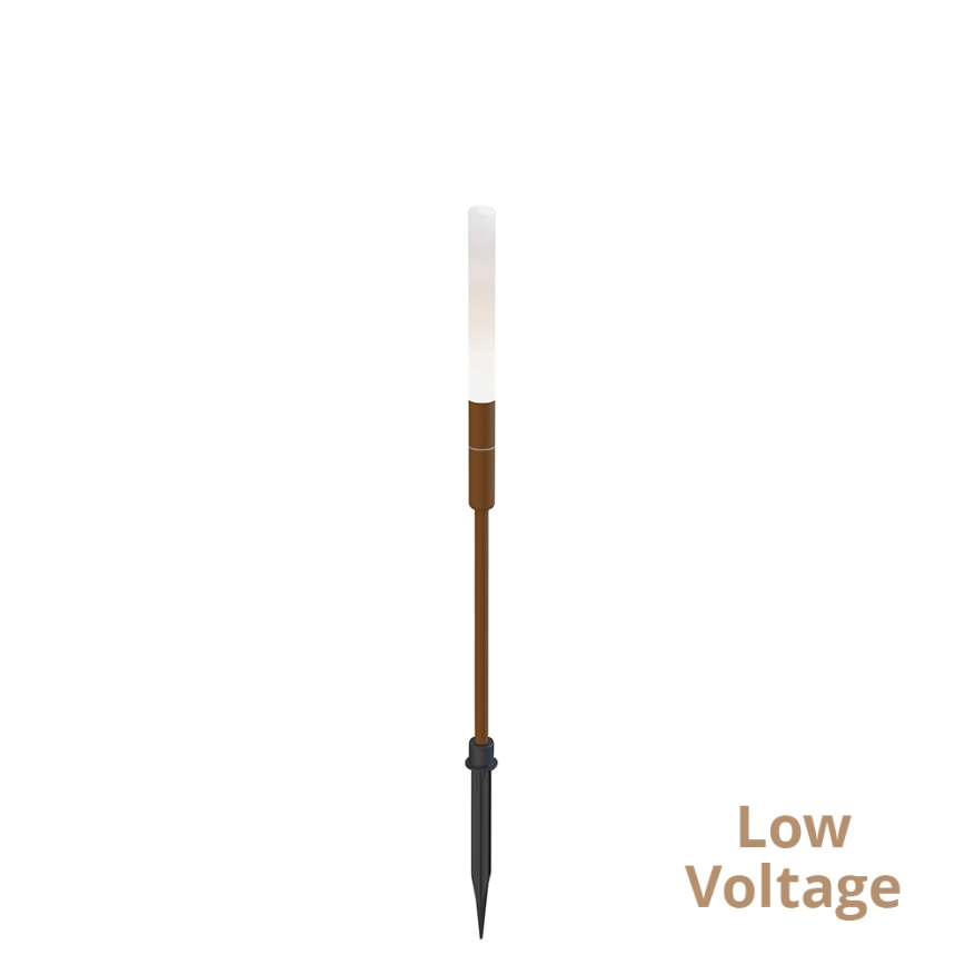 LED kültéri lámpa STICK LED/1,5W/24V IP65 barna