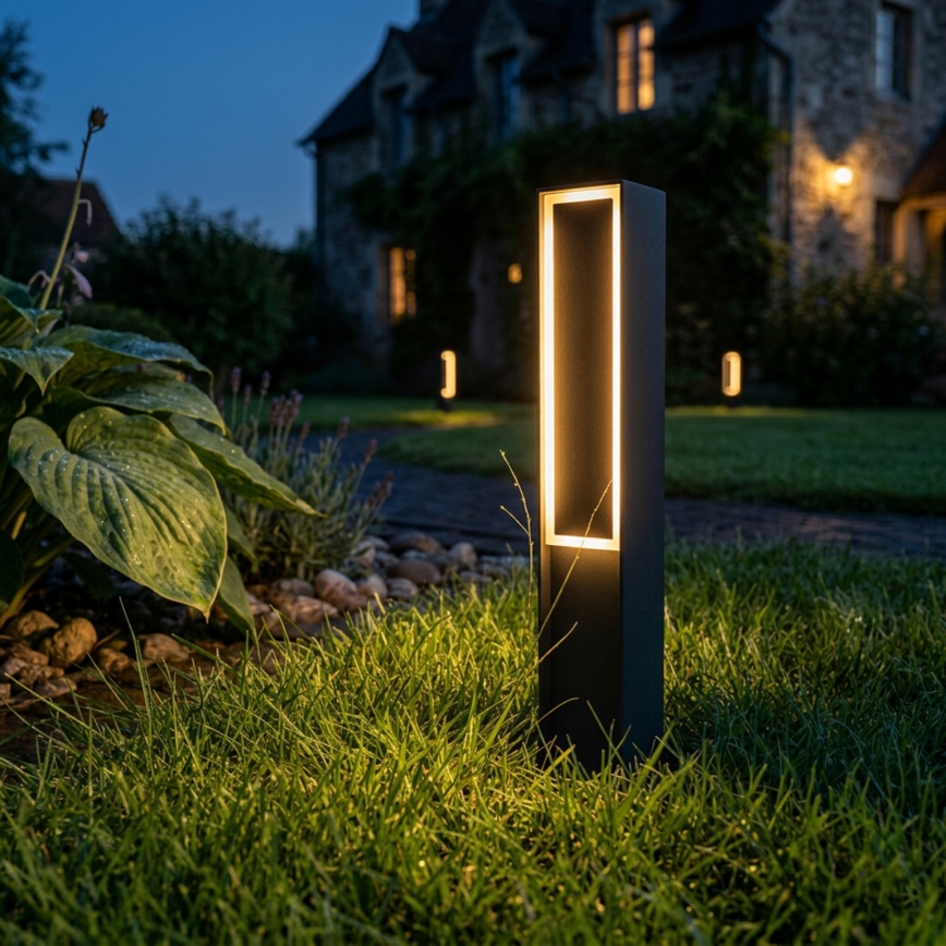 LED kültéri lámpatest MODO LED/8W/230V 4000K IP44 50 cm fekete