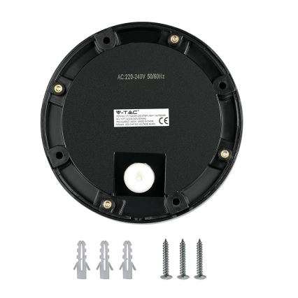 LED Kültéri lépcsővilágító LED/2W/230V IP65 4000K fekete