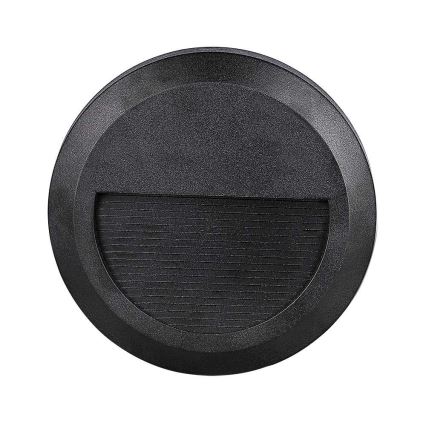 LED Kültéri lépcsővilágító LED/2W/230V IP65 3000K fekete